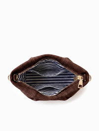 Annabel Eco Suede Bag | Chocolate