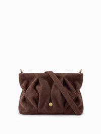Annabel Eco Suede Bag | Chocolate