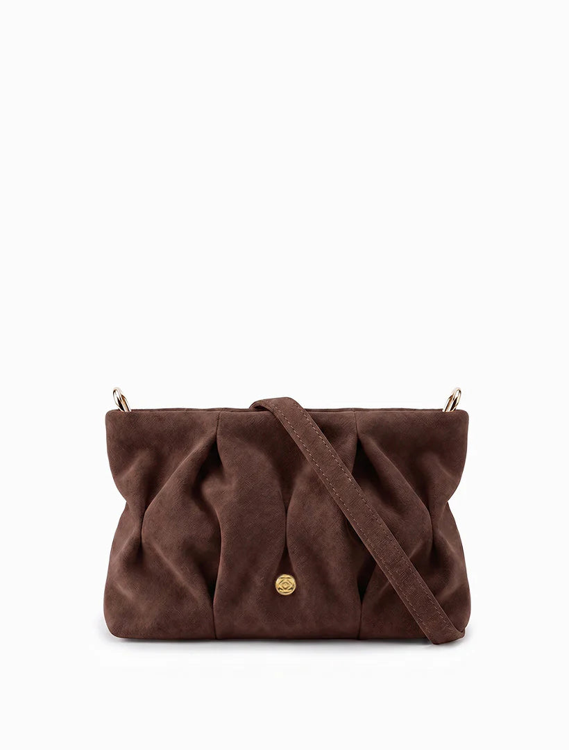 Annabel Eco Suede Bag | Chocolate