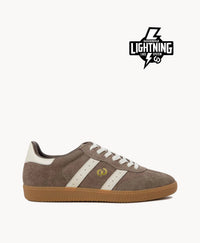Goodsole 2001 Parallel Suede Sneaker | Walnut Brown/Ivory Suede