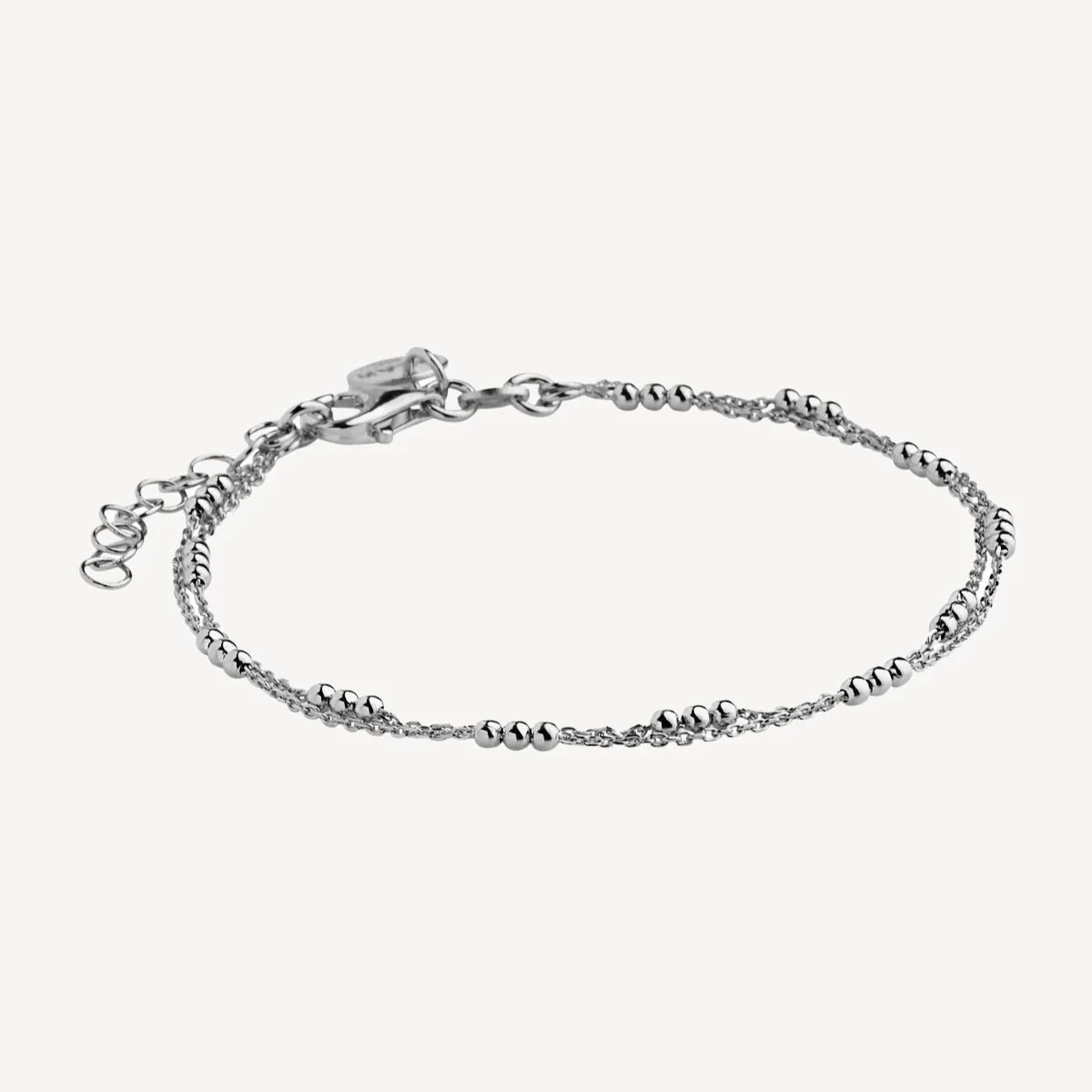 Halcyon Silver Bracelet (18.5cm+ext)
