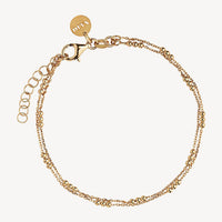 Halcyon Yellow Gold Bracelet (18.5cm+ext)