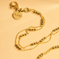 Halcyon Yellow Gold Bracelet (18.5cm+ext)