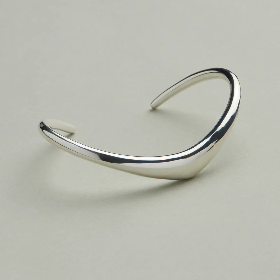 La Muse Hinged Cuff | Sterling Silver