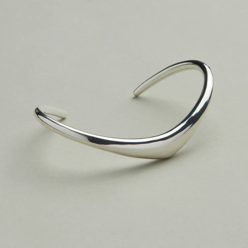 La Muse Hinged Cuff | Sterling Silver