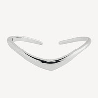 La Muse Hinged Cuff | Sterling Silver