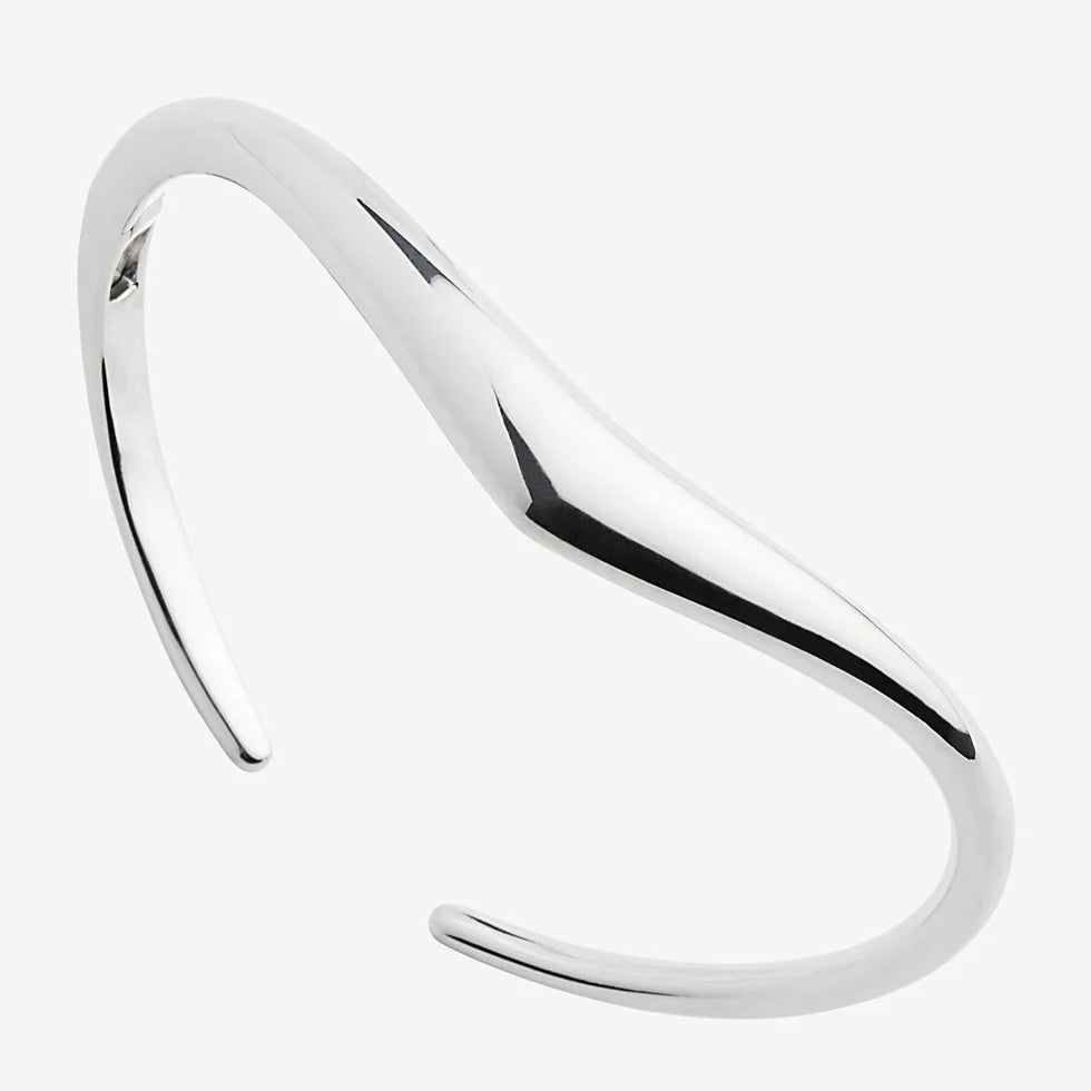 La Muse Hinged Cuff | Sterling Silver