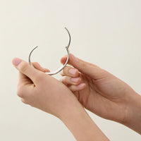 La Muse Hinged Cuff | Sterling Silver