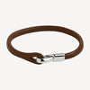 Kinship Men’s Leather and Steel Bracelet | Tan