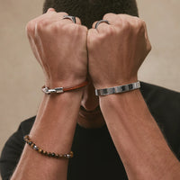 Atlas Men's 6mm Beaded Tiger's Eye Bracelet