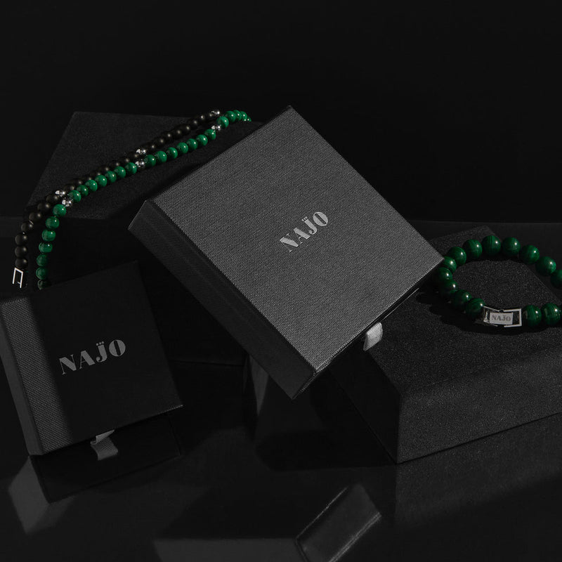 Atlas Men's 6mm Beaded Black Onyx Bracelet