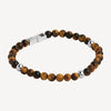 Atlas Men's 6mm Beaded Tiger's Eye Bracelet