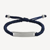 Elemental Men’s Cord Identity Bracelet | Navy