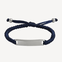 Elemental Men’s Cord Identity Bracelet | Navy