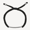 Elemental Men’s Cord Identity Bracelet | Black