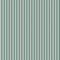 Sage Stripe Organic Fitted Cot Sheet