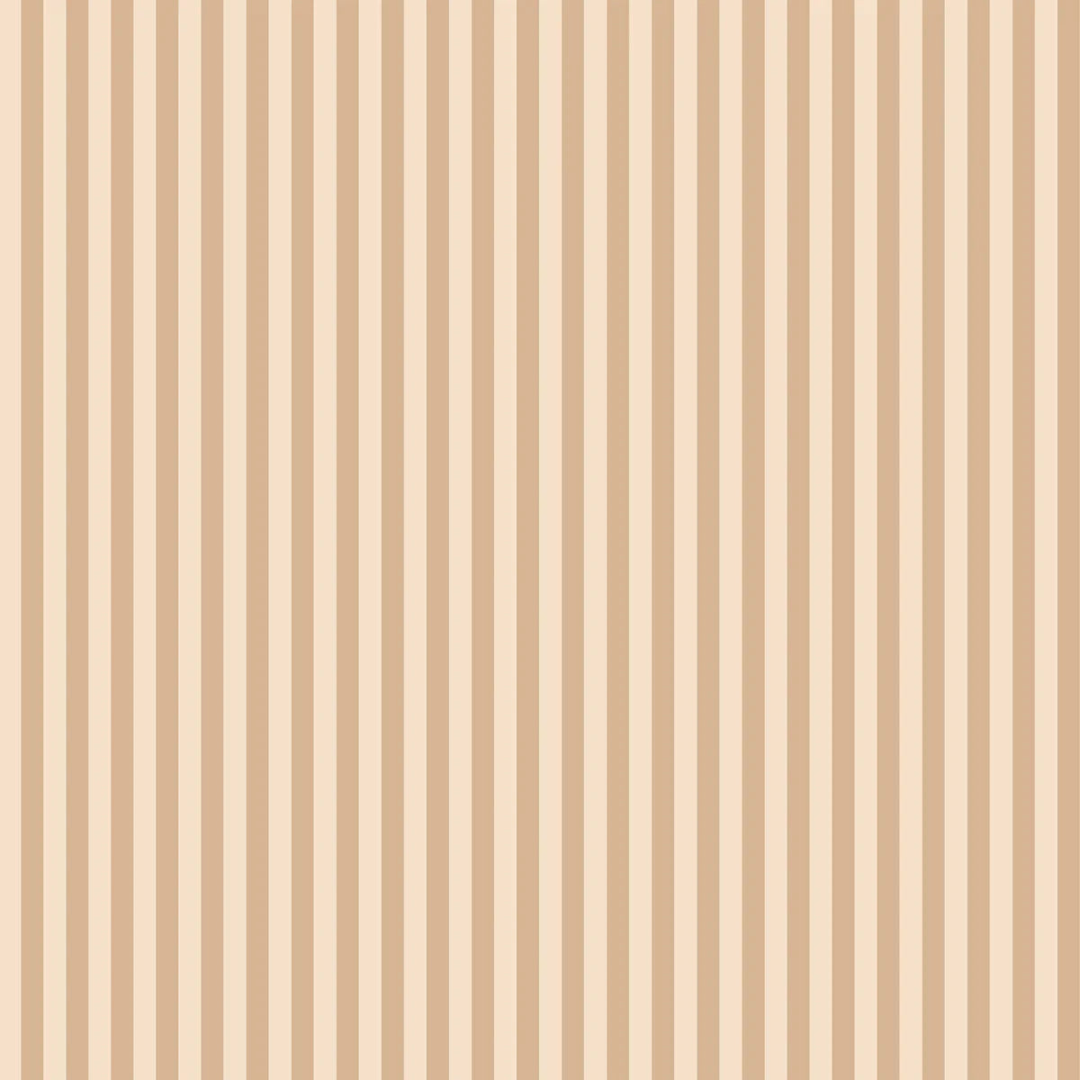 Coffee Stripe Organic Fitted Cot Sheet