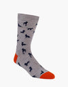Ditsy Dog Bamboo Sock | Mens