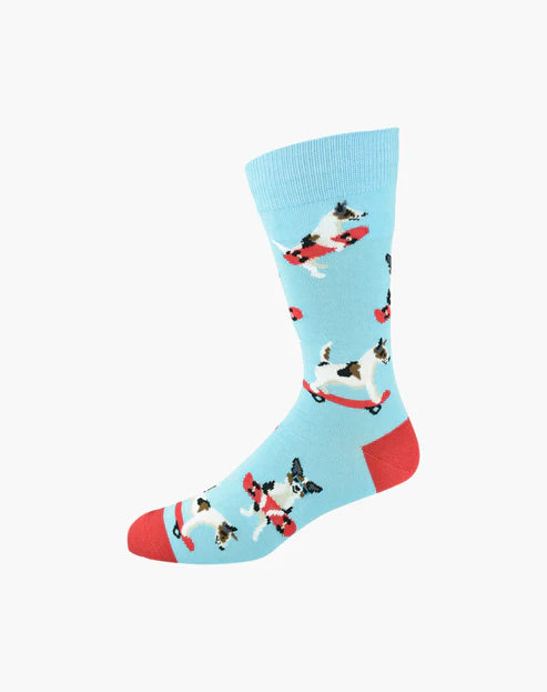 Jack Russell Bamboo Sock | Mens
