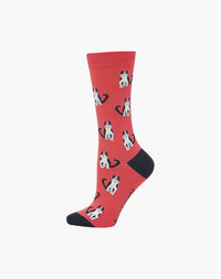 Cat Lady Bamboo Sock | Womens