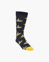 Yellow Submarine Bamboo Sock | Mens