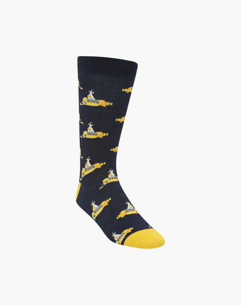 Yellow Submarine Bamboo Sock | Mens