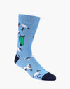 Bin Chicken Sky Blue Bamboo Sock | Mens