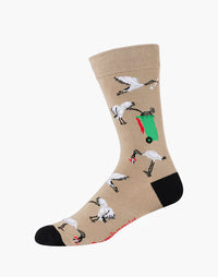 Bin Chicken Stone Bamboo Sock | Mens