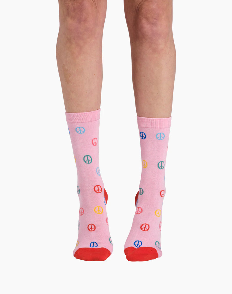 Peace Out | Bamboo Women's Socks
