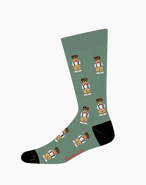 Teddy Bears | Bamboo Men's Socks