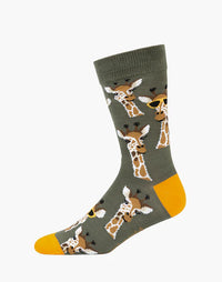 Cool Giraffe | Mens Bamboo Sock