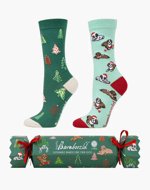 Womens Chrissy Cavoodles 2pk Xmas Cracker