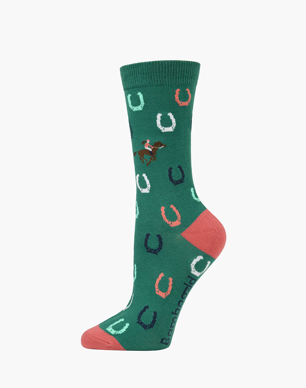 Lucky Day Horseshoe | Womens Bamboo Sock