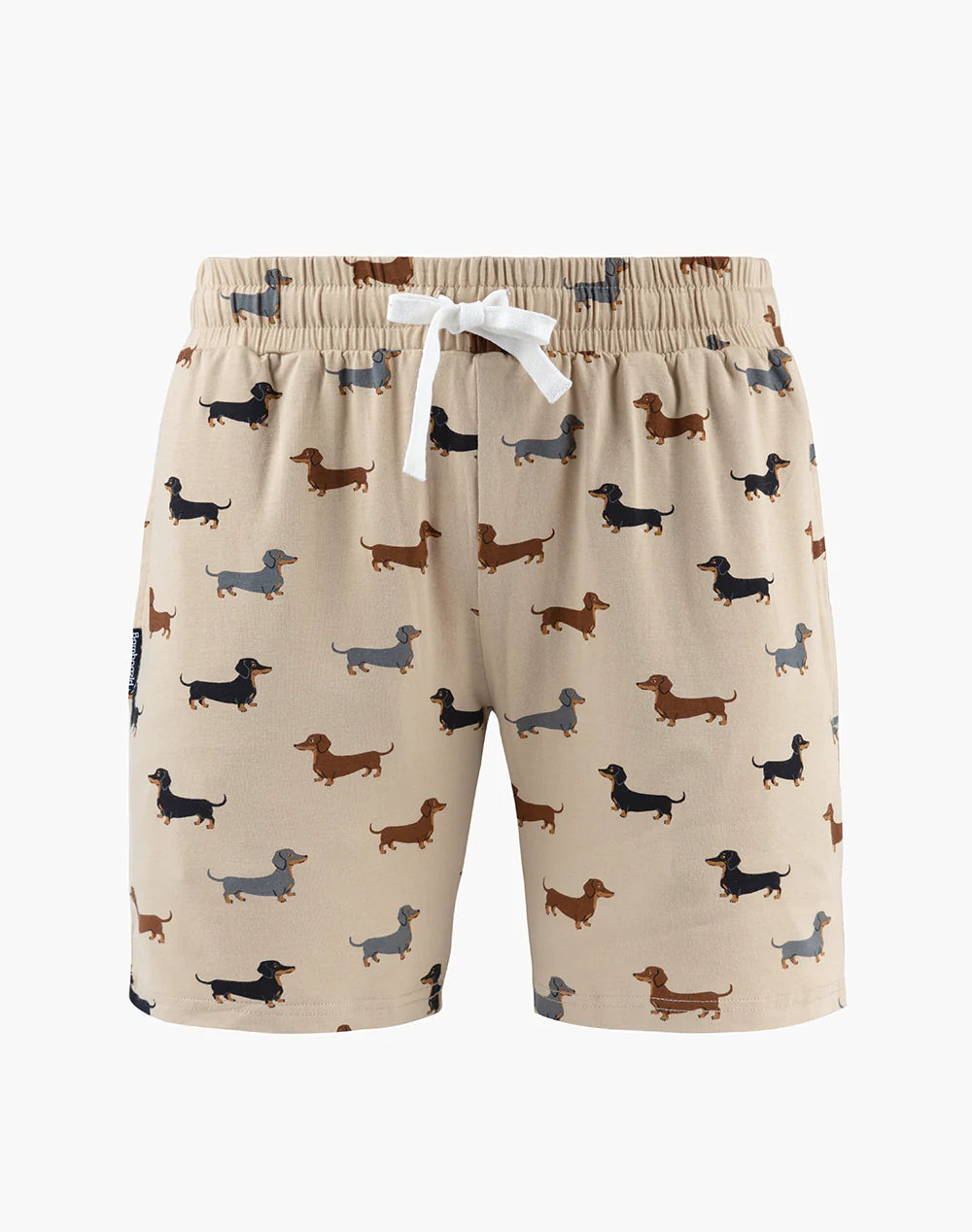 Mens Dash Pup Bamboo Jersey Sleep Short