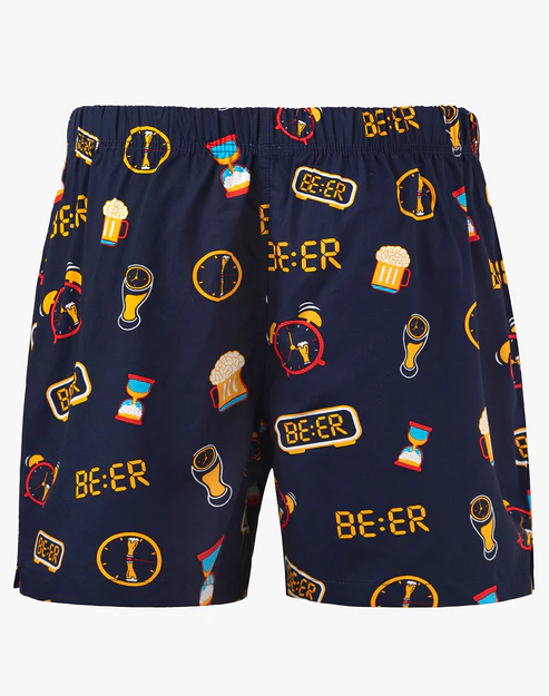 Mens Beer O'clock Bamboo Boxer Short