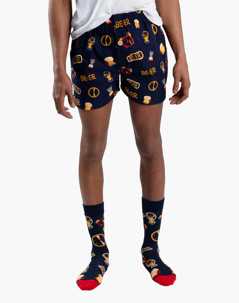 Mens Beer O'clock Bamboo Boxer Short