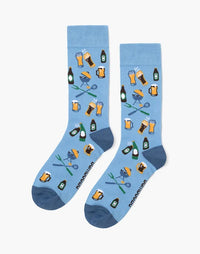 Mens BBQ King Bamboo Sock