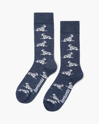 Dalmatian Bamboo Sock | Mens