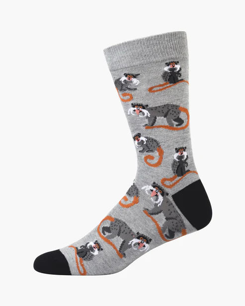 Emperor Tamarin Monkey Bamboo Sock | Mens