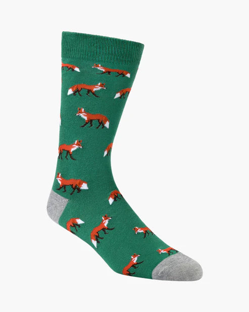 Foxy Bamboo Sock | Mens