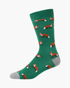 Foxy Bamboo Sock | Mens