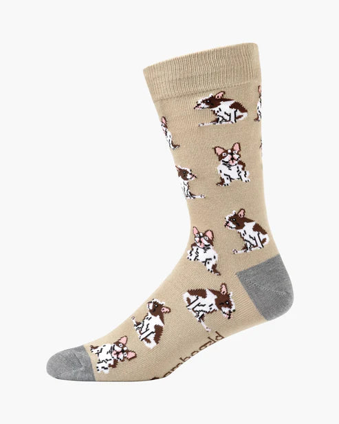 French Bulldog Bamboo Sock | Mens