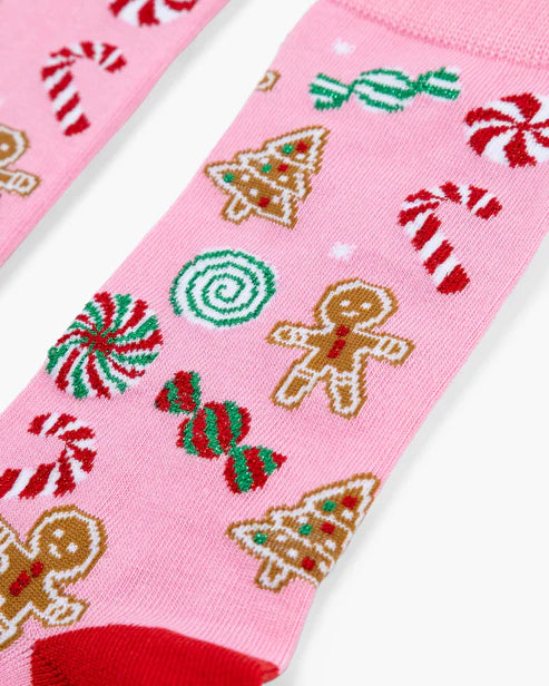 Womens 2pk Gingerbread & Meowy Cat Hanging Gift Box