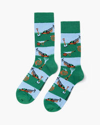 Mens Lawn King Bamboo Sock Card