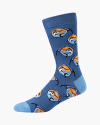 Reel Fishing Bamboo Sock | Mens