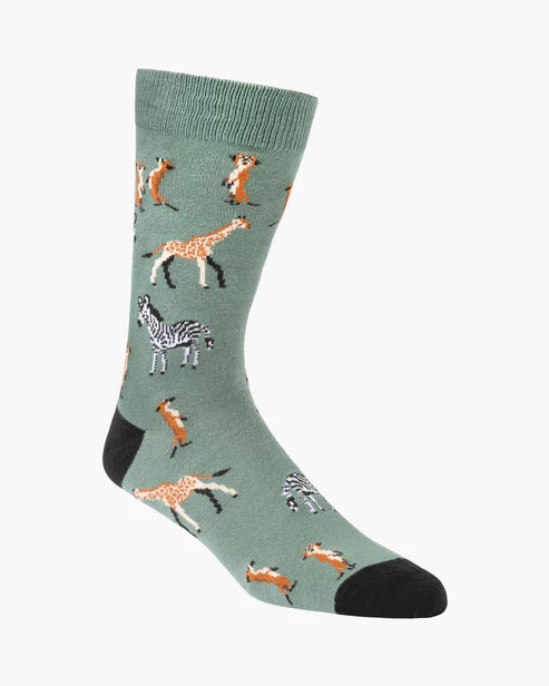 Safari Bamboo Sock | Mens