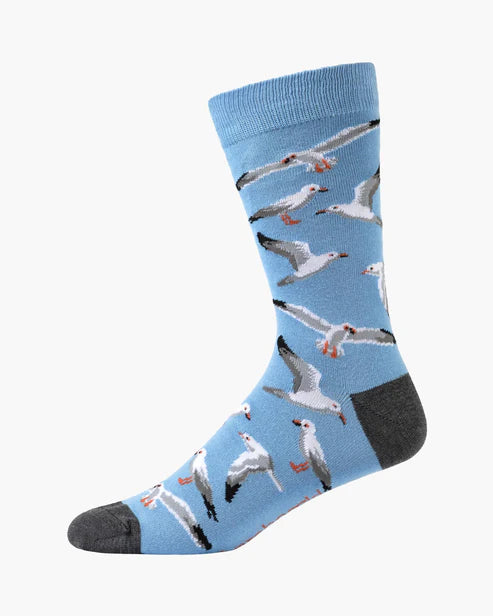 Seagulls | Men's Bamboo Sock