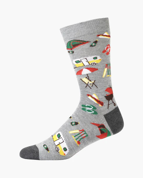 Summer Camp Bamboo Sock | Mens