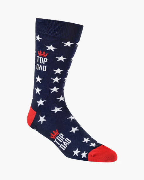 Top Dad Stars Bamboo Sock | Mens