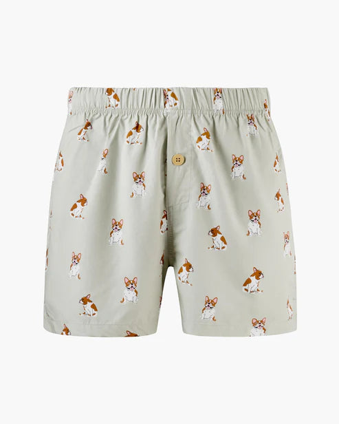 Mens French Bulldog Bamboo Boxer Short